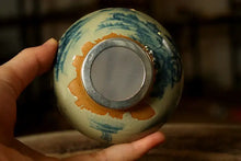 Load image into Gallery viewer, Rustic Pottery Porcelain Cha Lou Strainer with Traditional Patterns - photo 14