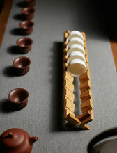 Load image into Gallery viewer, Tea Cup Stand Bamboo Made - King Tea Mall
