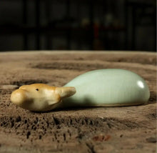 Cargar imagen en el visor de la galería, Tea Pet, Ru Yao Kiln Pottery Ceramic. 4 Paterns - photo 8