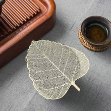 Load image into Gallery viewer, Tea Strainer "Leaf" Stainless Steel Filter Two Color Variations - King Tea Mall