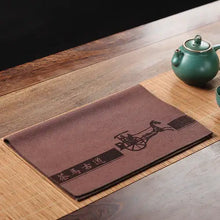 Load image into Gallery viewer, Tea Towel Napkin Brown L39cm * W30cm* Thickness 0.25cm - King Tea Mall