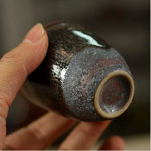 Load image into Gallery viewer, Tenmoku + Fancy Rust Glaze Porcelain Gaiwan 175cc - photo 8