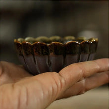 Load image into Gallery viewer, Tenmoku Fancy Rust Glaze Porcelain, Tea Cups, 4 Variations, 50-90cc - photo 2