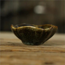 Load image into Gallery viewer, Tenmoku Fancy Rust Glaze Porcelain, Tea Cups, 4 Variations, 50-90cc - photo 8