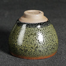 Load image into Gallery viewer, Tenmoku JianZhan "Zhe Hu Ban" (Partridge Spot) 125ml, Fancy Rust Glaze Porcelain, Tea Cup - King Tea Mall - photo 2