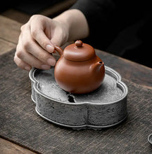 Load image into Gallery viewer, Tin Tea Tray (Cute) / Saucer / Board, Chaozhou Gongfu Teaware