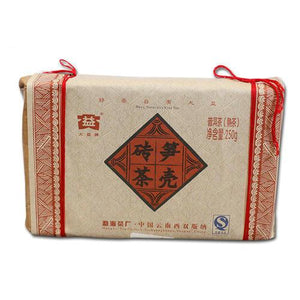 2007 DaYi "Sun Ke Shu Zhuan" (Bamboo Ribe Brick) Tuo 250g Puerh Shou Cha Ripe Tea - King Tea Mall