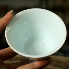 將圖片載入圖庫檢視器 White Porcelain Gaiwan, 180ml, 3 kinds of Painting. - photo 3