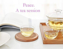 Load image into Gallery viewer, Glass Tea Cups 3 piece/set 30ml/pcs Heat-Cold Resistant Transparent - King Tea Mall