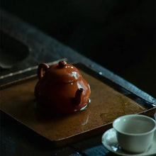 Load image into Gallery viewer, Yixing " Li Xing " Teapot 110CC "Zhao Zhuang Zhu Ni" Mud - King Tea Mall