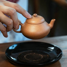 Load image into Gallery viewer, Yixing "Jun De" Teapot in Original Ore Duan Ni Clay 100ml - King Tea Mall - photo 4