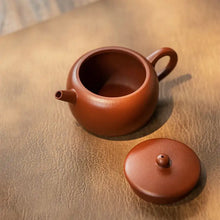 Load image into Gallery viewer, Yixing Ping Guo (Apple) Teapot in Xiao Mei Yao Zhu Ni Clay - photo 13