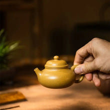 Load image into Gallery viewer, Yixing "Rong Tian" Teapot 110ml, Golden Duan Ni Mud - King Tea Mall - photo 4