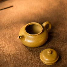 Load image into Gallery viewer, Yixing "Rong Tian" Teapot 110ml, Golden Duan Ni Mud - King Tea Mall - photo 8