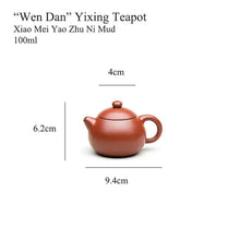 Load image into Gallery viewer, Yixing Wen Dan Teapot 100ml, Zhu Ni Clay - photo 2