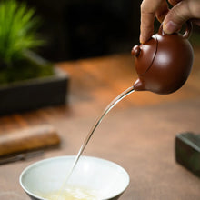 Load image into Gallery viewer, Yixing Wen Dan Teapot 100ml, Zhu Ni Clay - photo 6