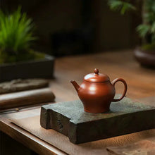 Load image into Gallery viewer, Yixing "Weng Xing" (Jar Style) Teapot 100ml, Xiao Mei Yao Zhu Ni Mud. - King Tea Mall - photo 4